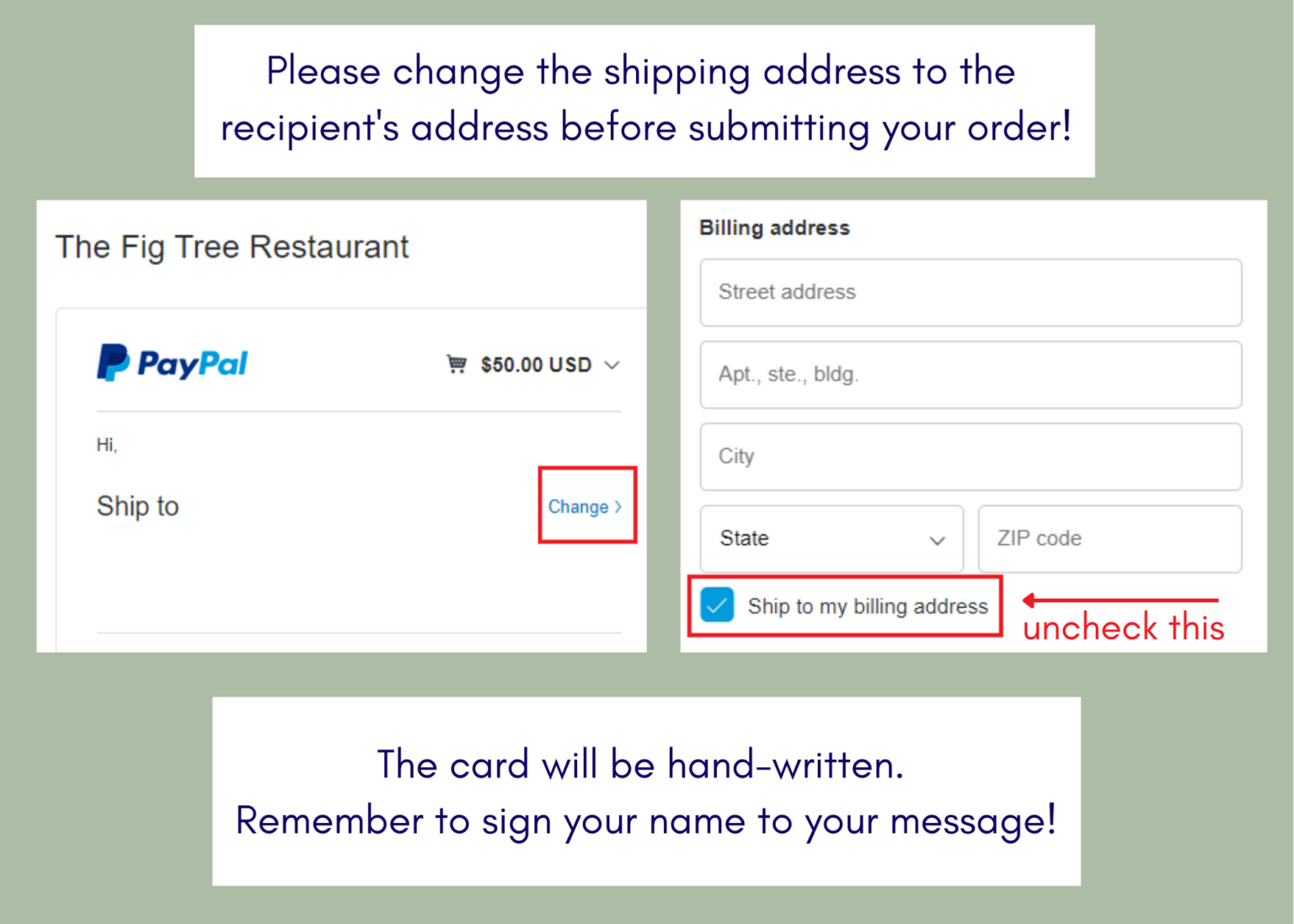 Gift Cards The Fig Tree Restaurant