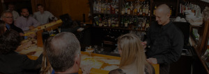 People sitting at a bar